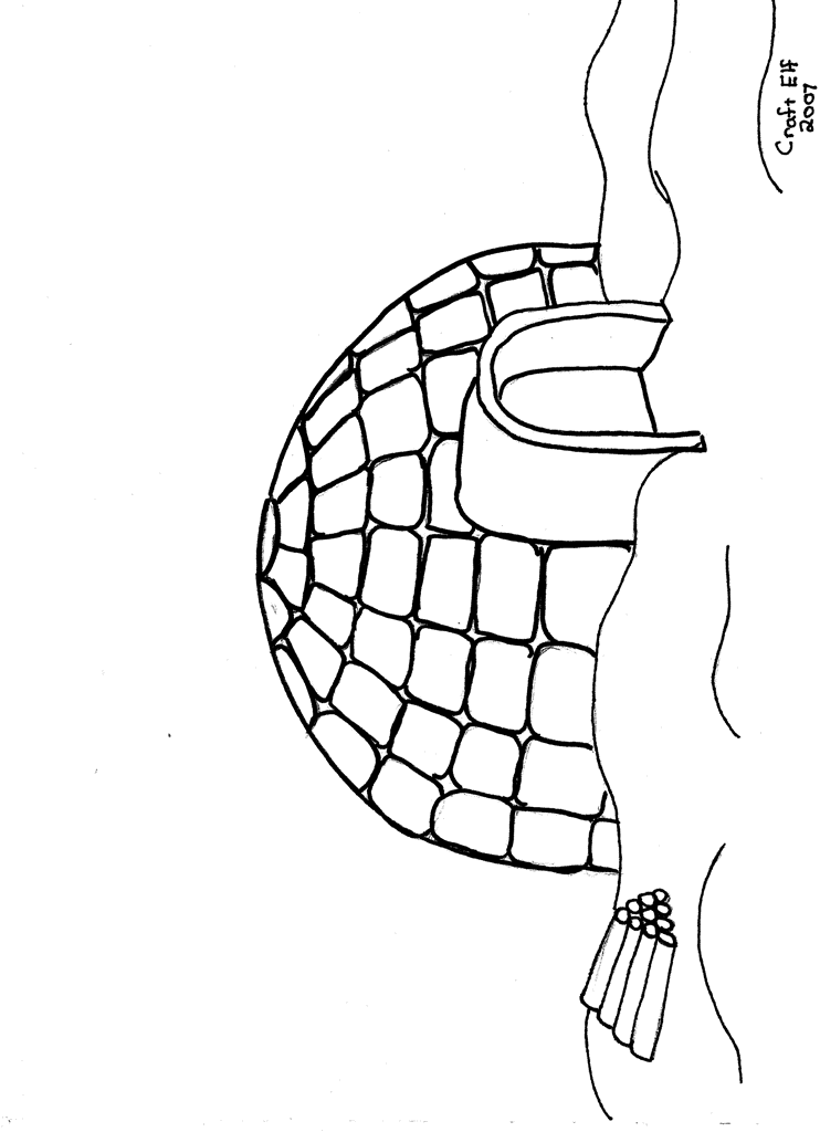 Free Igloo coloring page